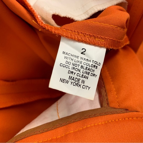 Peace of Cloth Panticular Orange Bermuda Shorts 2 - Picture 6 of 8